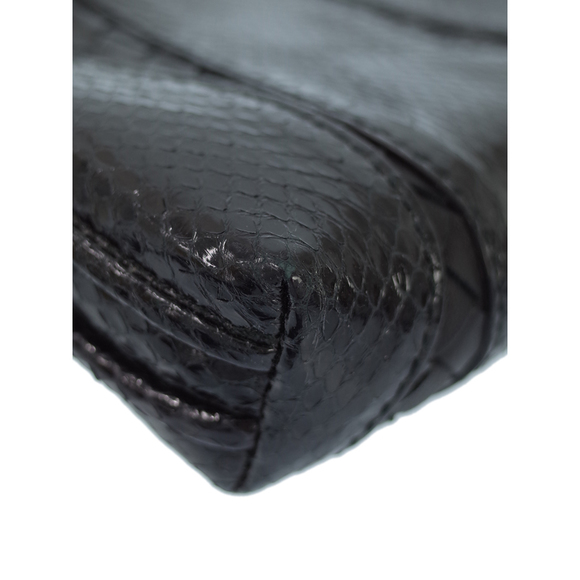 Bottega Veneta Python Chain Shoulder Bag Black - Picture 4 of 9